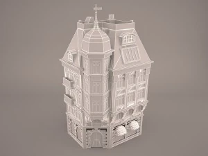 Bank building 3D Model