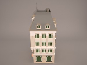 Bank building 3D 모델