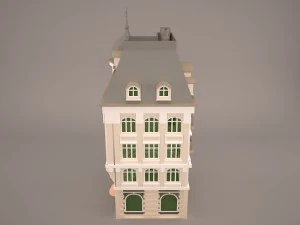 Bank building 3D Model