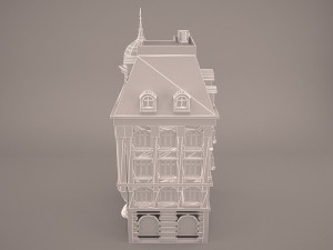 Bank building 3D 모델