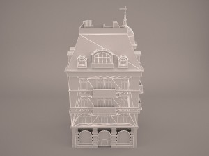 Bank building 3D 모델