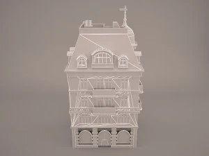 Bank building 3D Model