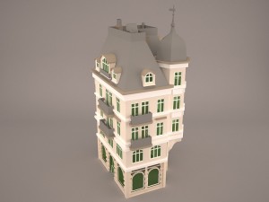Bank building 3D 모델