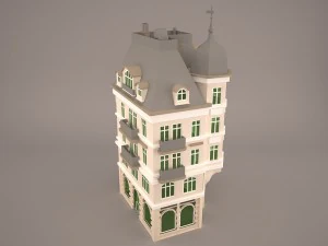 Bank building 3D Model