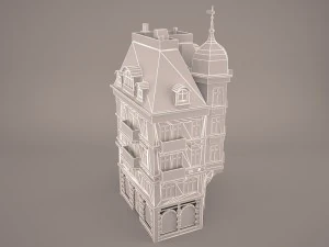 Bank building 3D Model