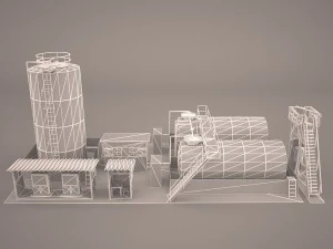 Factory 3D Model