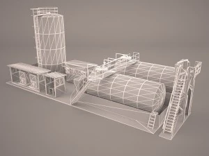 Factory 3D Model