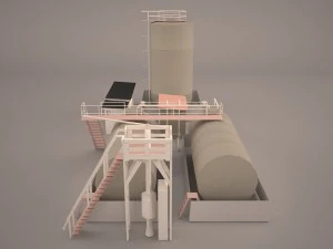Factory 3D Model
