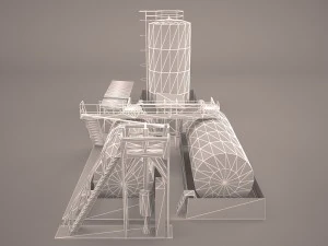 Factory 3D Model