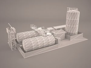 Factory 3D Model