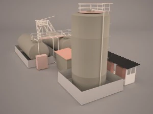 Factory 3D Model