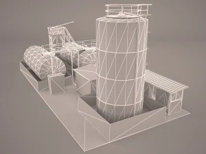 Factory 3D Model