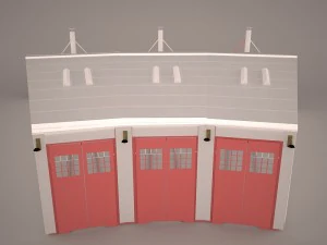 Hangar 3D Modell