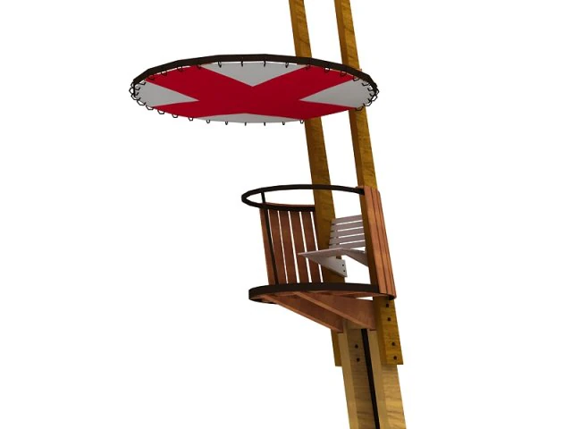 Guard tower 3D Model .c4d .max .obj .3ds .fbx .stl .blend 