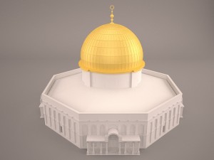 Dome of the rock jerusalem Modèle 3D