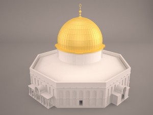 Dome of the rock jerusalem Modèle 3D