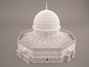 Dome of the rock jerusalem Modèle 3D