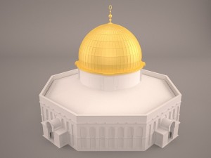 Dome of the rock jerusalem Modèle 3D