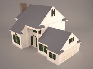Nowoczesny dom Model 3D