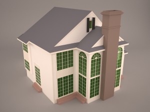 Modern house 3D-Modell