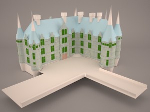 Castle 1 3D 모델