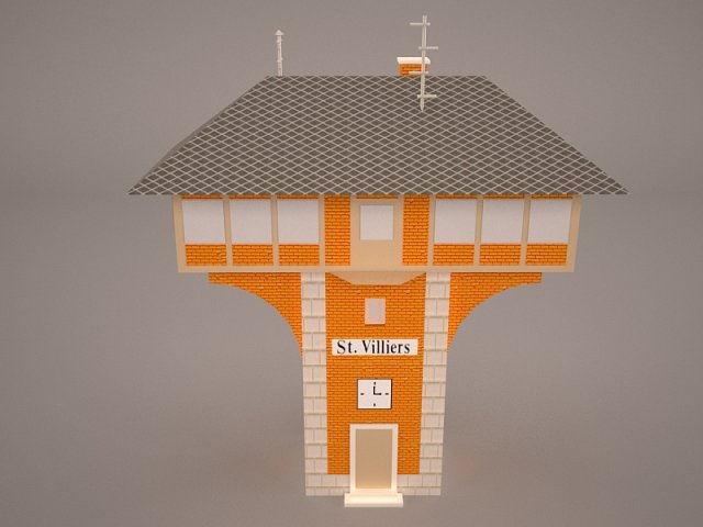Lighthouse 3D Model .c4d .max .obj .3ds .fbx .stl .blend 