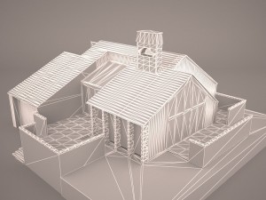 Modern house 1 Model 3D