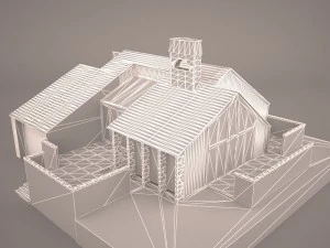 Modern house 1 3D Model