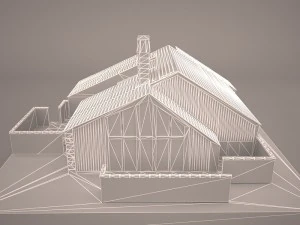 Modern house 1 3D Model