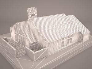 Modern house 1 Model 3D