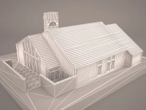 Modern house 1 3D Model
