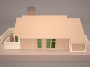 Modern house 1 Model 3D