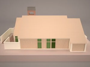 Modern house 1 3D Model