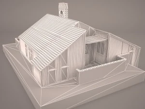 Modern house 1 3D Model