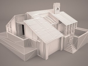 Modern house 1 Model 3D