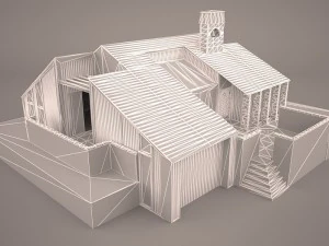 Modern house 1 3D Model