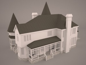 Victorian house 3D Model