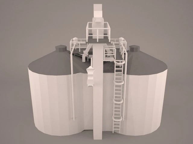 Silage 3D Model .c4d .max .obj .3ds .fbx .stl .blend 