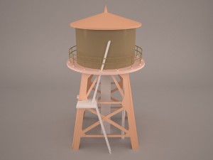 Water tower 3D Model