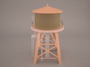 Water tower 3D Model