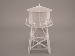 Water tower 3D Model