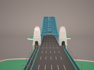 Sydney harbour bridge 3D Model