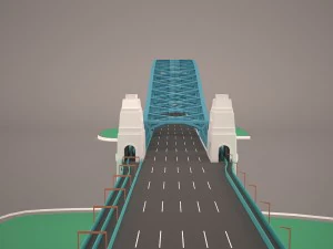Sydney harbour bridge 3D Model