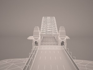 Sydney harbour bridge 3D Model