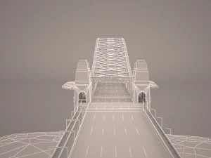 Sydney harbour bridge 3D Model