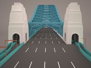 Sydney harbour bridge 3D Model