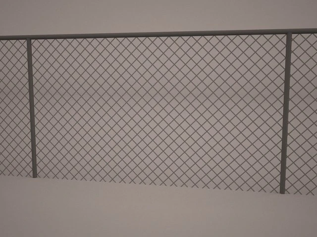 chain link fence 3D Model .c4d .max .obj .3ds .fbx .stl .blend