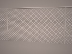 chain link fence Modelo 3D