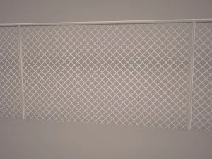 chain link fence 3D Model