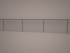 chain link fence 3D Model